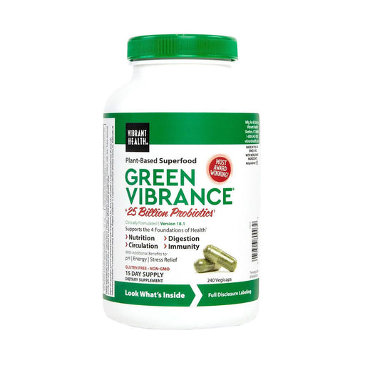 Natural Vibrance Green Vibrance Original - 15 serving vegicaps 240 capsules