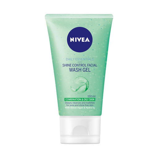 Nivea Daily Essentials Shine Control Facial Wash Gel 150m