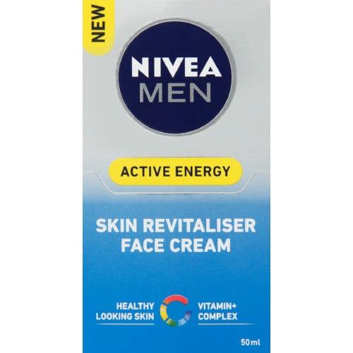 Nivea Men Active Energy Skin Revitaliser Face Cream 50ml