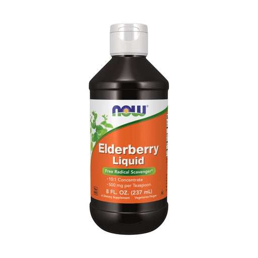 Now Elderberry Liquid 500mg 237ml
