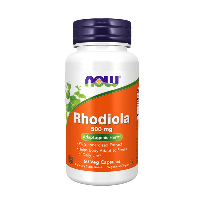 Now Rhodiola 500mg Extract 3% 60 Veggie Capsules