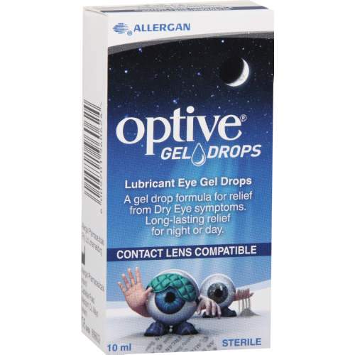 Optive Lubricant Eye Gel Drops 10ml
