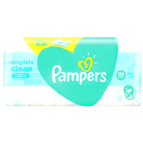 Pampers Baby Fresh Clean Wipes 2x 64