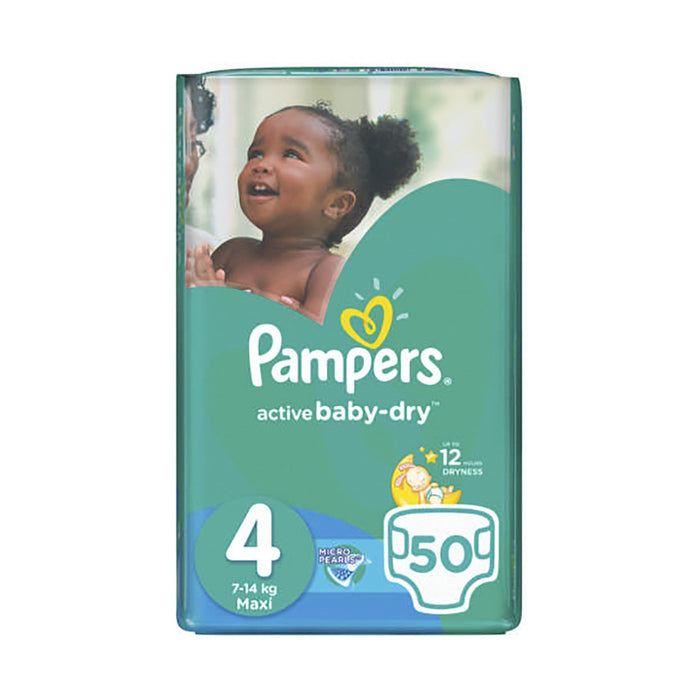 Pampers Active Baby-Dry Size 50 Nappies Med365