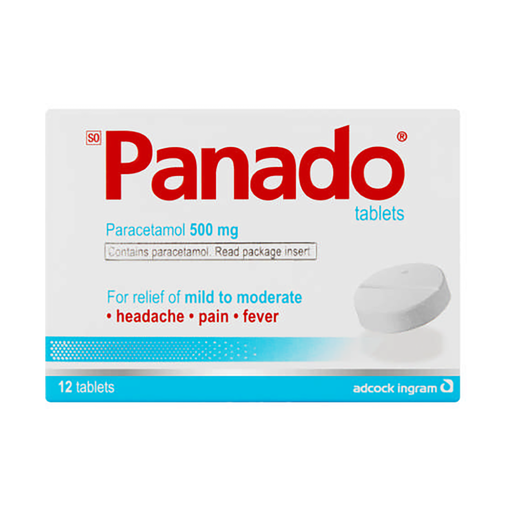 Panado Paracetamol 12 Tablets