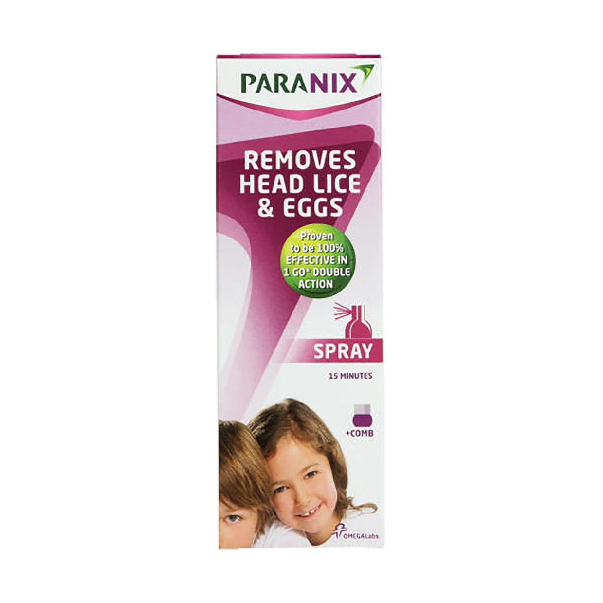 Paranix Head Lice & Eggs Spray and Comb 100ml Med365
