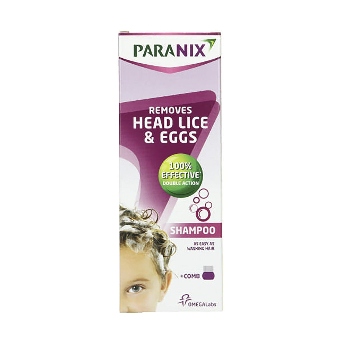 Paranix Head Lice Shampoo and Comb 200ml Med365