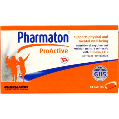 Pharmaton ProActive Nutritional Supplement 30 Capsules