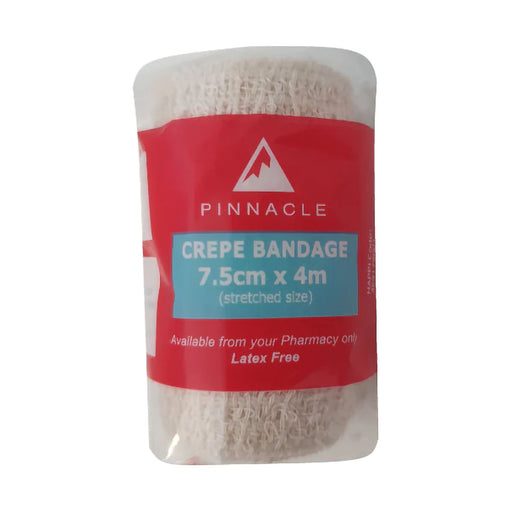 Pinnacle Crepe Bandage 75mmx4m