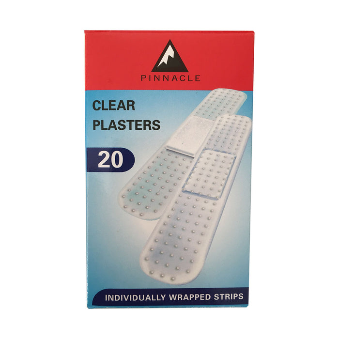 Pinnacle Plasters Clear Strips 20 Strips