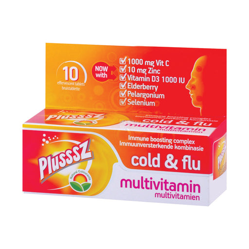 Plusssz Cold And Flu 10 Effervescent Tablets