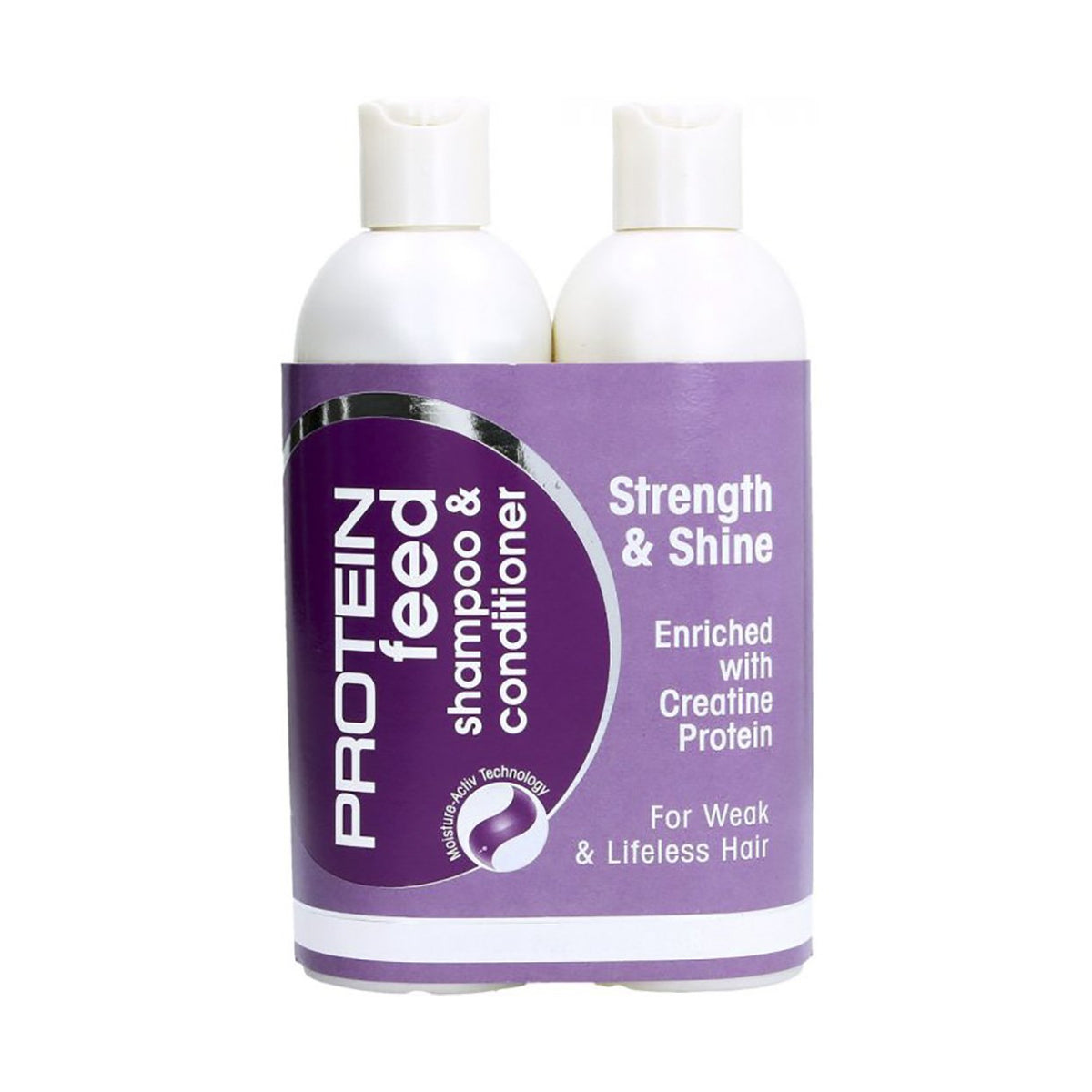 Protein Feed Shampoo & Conditioner Strength & Shine For Weak & Lifeless Hair 400ml Med365