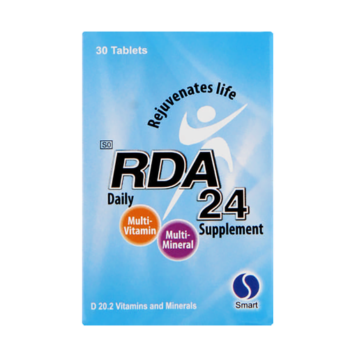RDA 24 Daily Supplement 30 Tablets