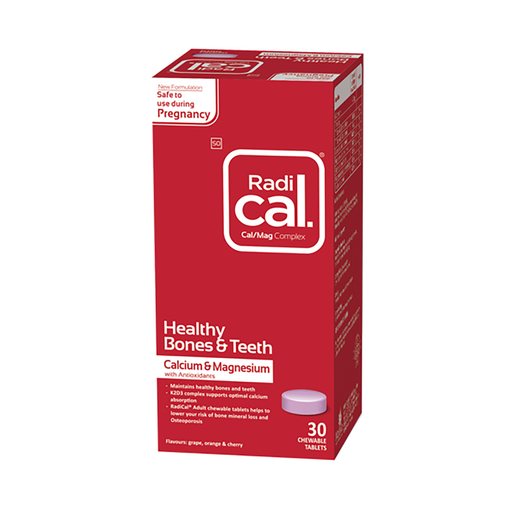 Radical Healthy Bones & Teeth 30 Chewable Tablets