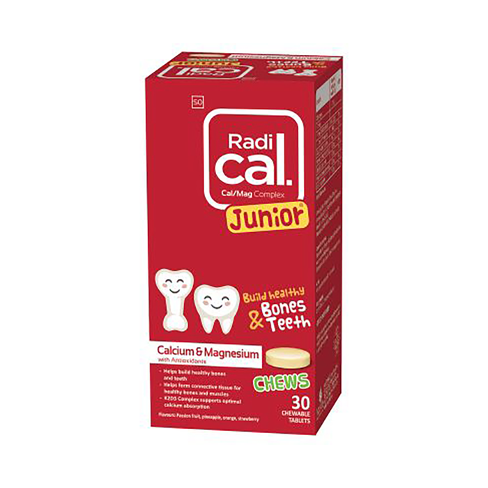 Radical Healthy Junior Bones & Teeth 30 Chewable Tablets