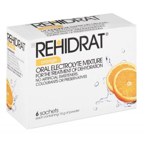 Rehidrat Electrolyte Mixture Orange 6 Sachets