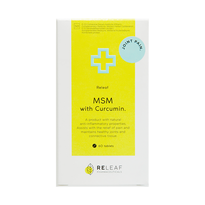 Releaf MSM with Curcumin 60 Tablets