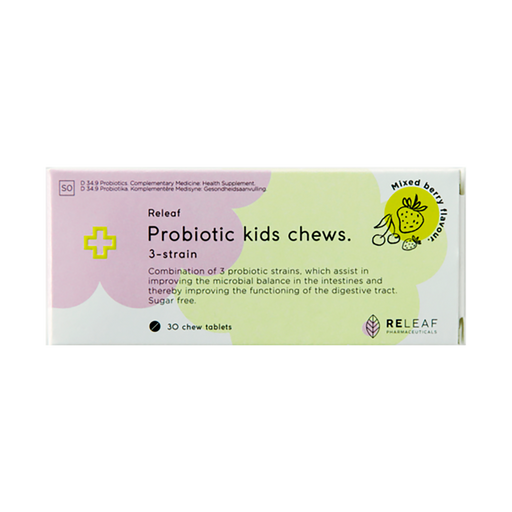 Releaf Probiotic Kids Chews 30 Chewable Tablets