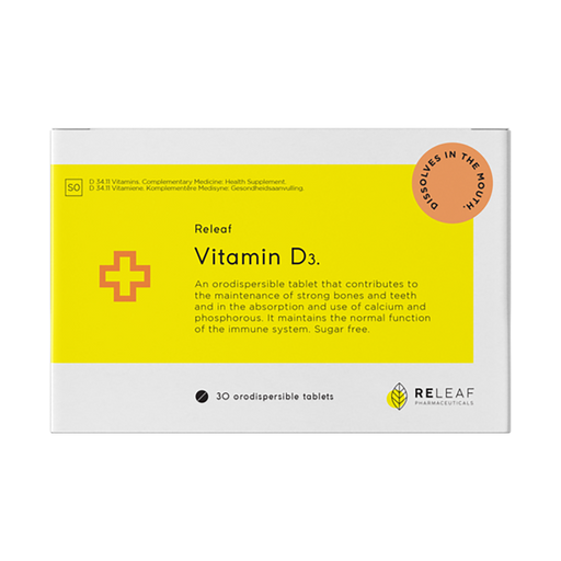 Releaf Vitamin D3 1000IU 30 Tablets