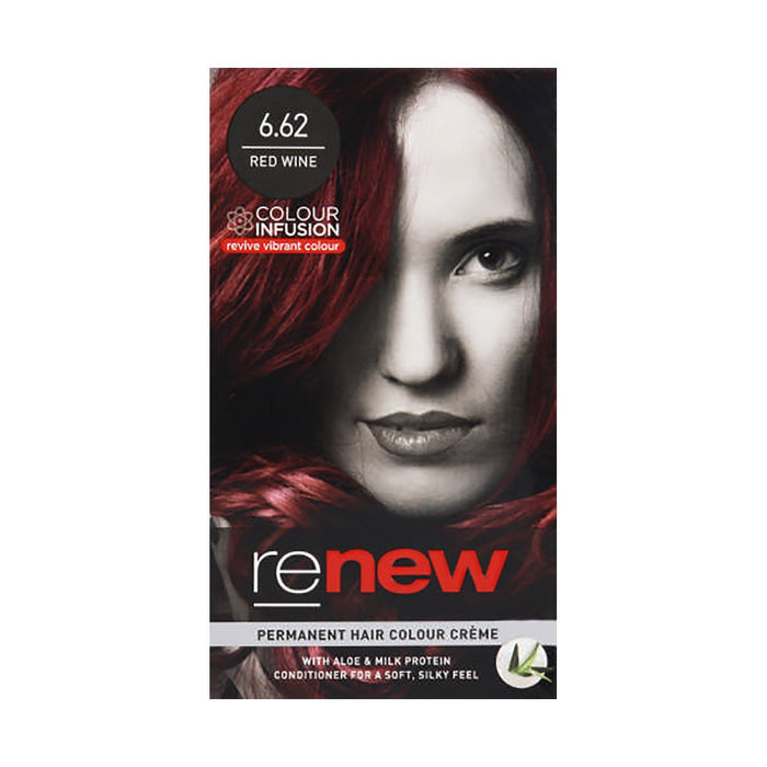 Renew Colour Infusion Permanent Hair Colour Creme Red Wine 6.62
