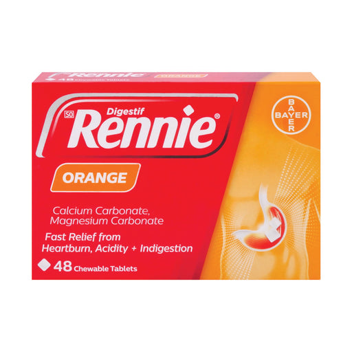 Rennie Antacid Orange 48 Tablets