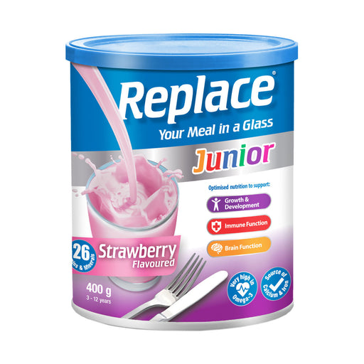 Replace Junior Shake Strawberry 400g