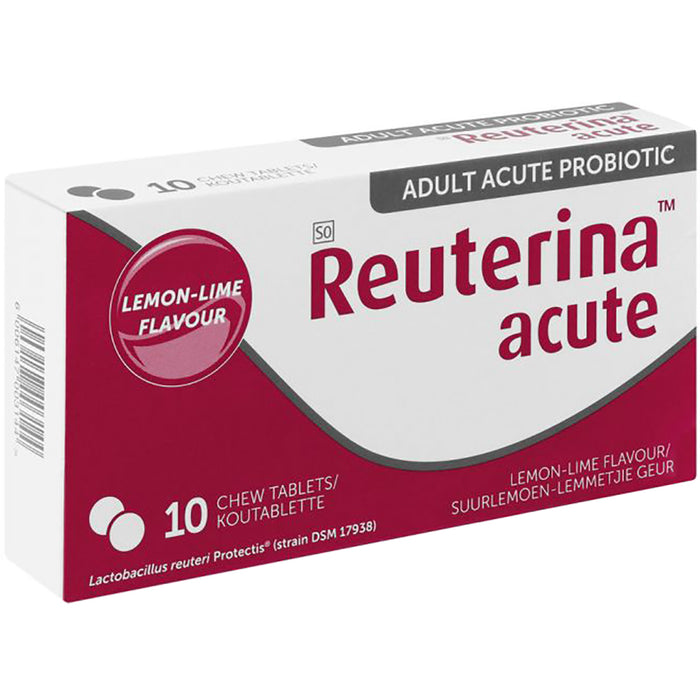 Ru10 Tablets Reuterina Acute Intestinal Health Probiotic 10 Chew Tablets - Med365