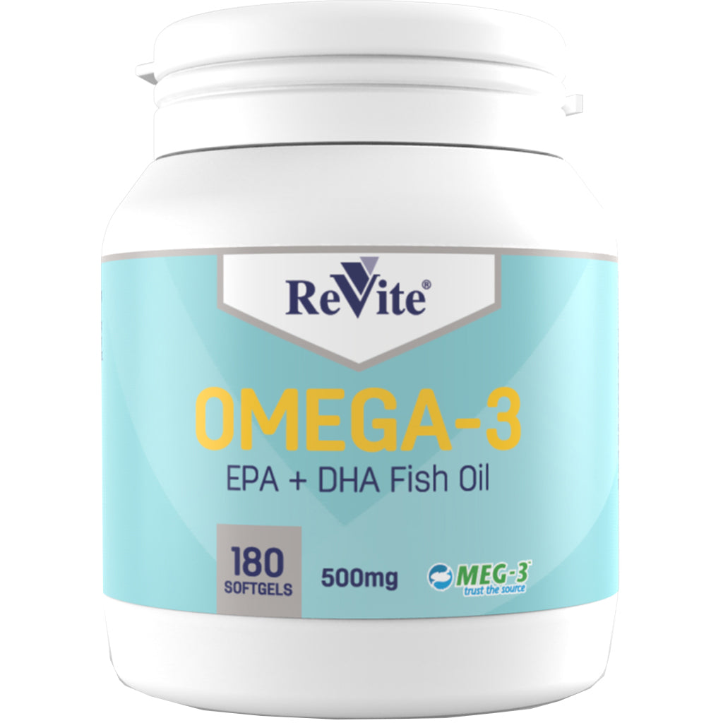 Revite Omega 3 500mg 180 Capsules Med365