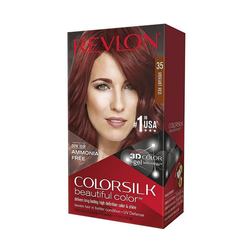 Revlon ColorSilk Beautiful Color Vibrant Red 35