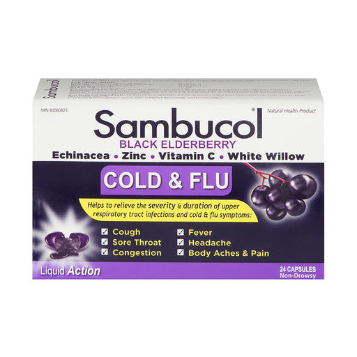 Sambucol Cold And Flu Capsules 24