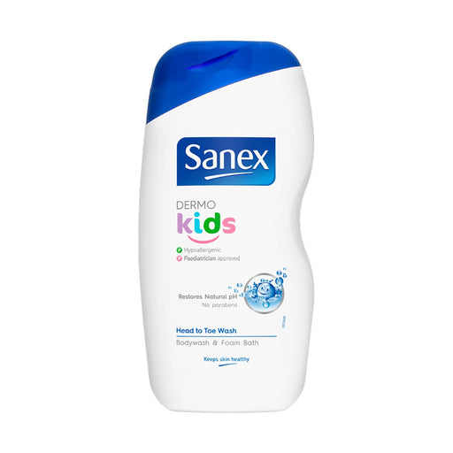 Sanex Dermo Bath Foam Body Wash Kids 500ml