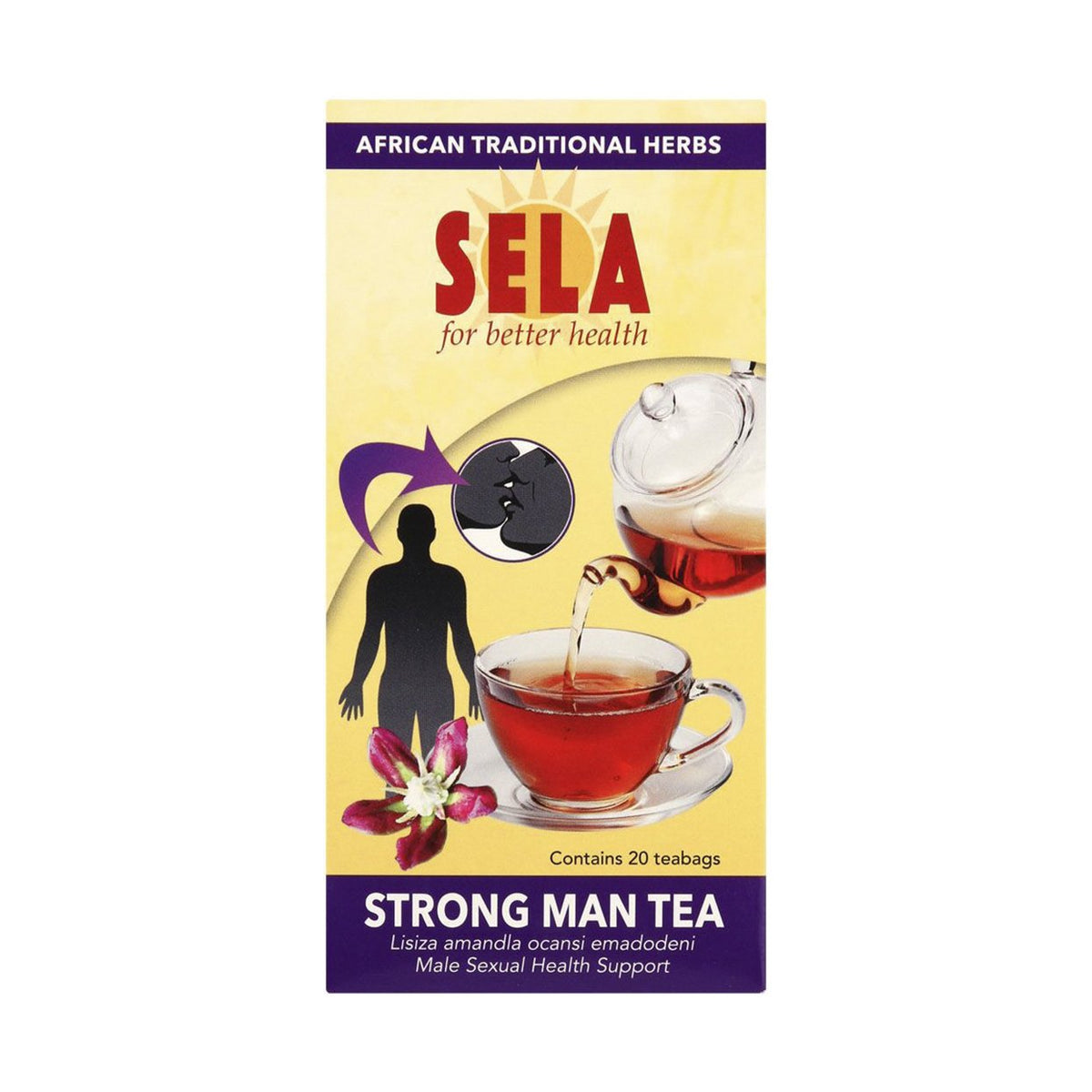Sela Tea Strong Man 20 Teabags - Med365
