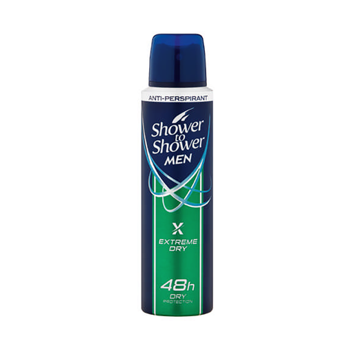 Shower To Shower Mens Deodorant Extreme Dry 150ml
