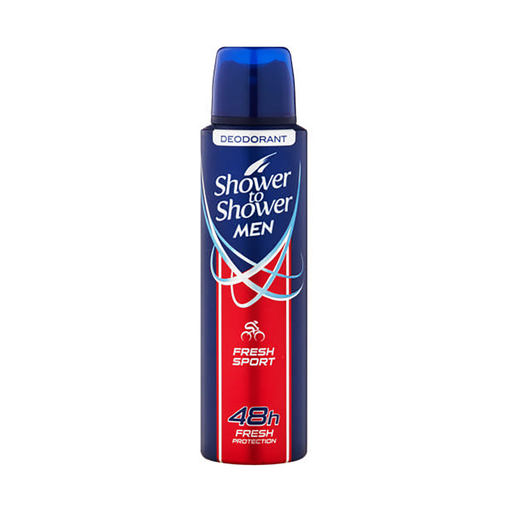Shower To Shower Mens Deodorant Fresh Sport 150ml