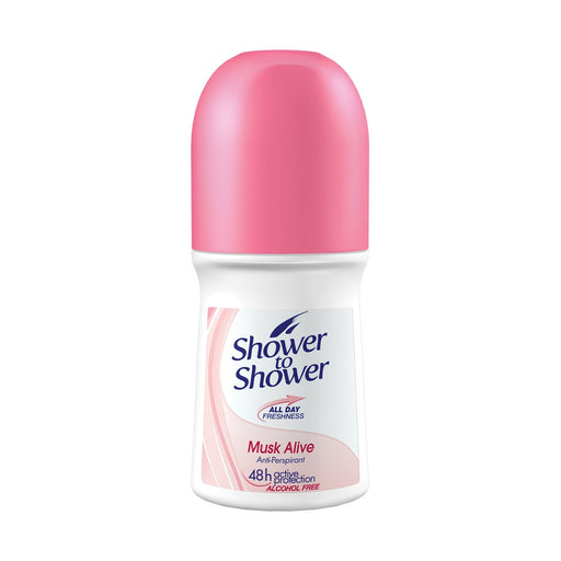 Shower to Shower Ladies Roll-on Musk Alive 50ml