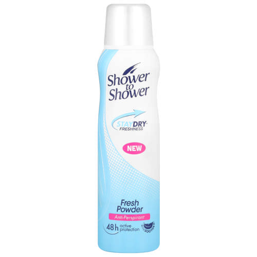 Shower to Shower Ladies Deodorant Fresh Powder 150ml