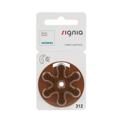 Signia Hearing Aid Battery Size 312