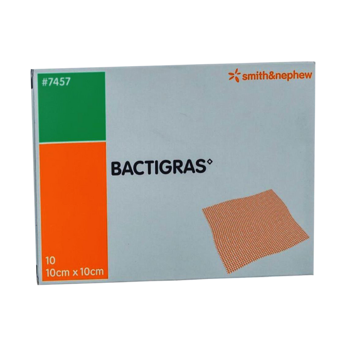 Smith & Nephew Bactigras 10cm x 10cm 10 unites