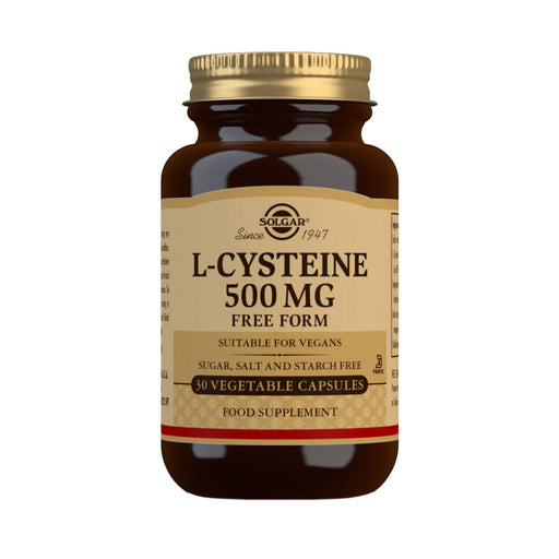 Solgar L-Cysteine 500mg 30 Veggie Capsules