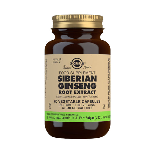 Solgar Siberian Ginseng Root Extract 60 Veggie Capsules
