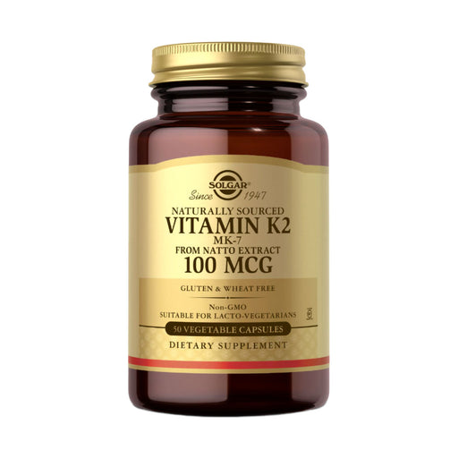 Solgar Vitamin K2 100mcg 50 Veggie Capsules