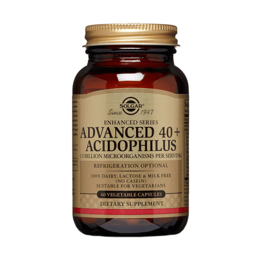 Solgar Advanced 40 + Acidophilus 60 Veggie Capsules
