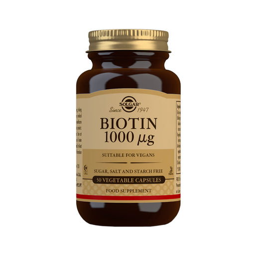 Solgar Biotin 1000ug 50 Veggie Capsules