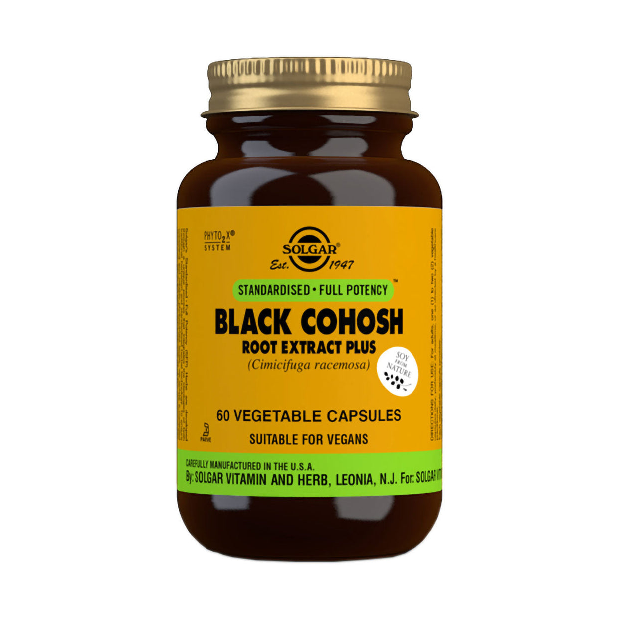 Solgar Black Cohosh Root Extract 60 Veggie Capsules Med365