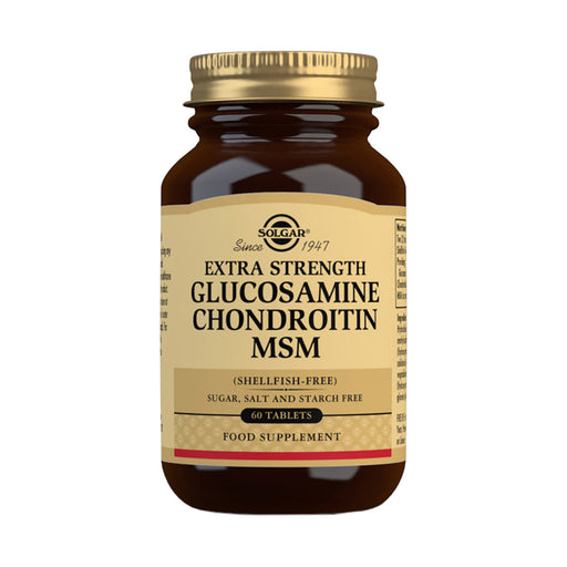 Solgar Extra Strength Glucosamine Chondroitin MSM Complex 60 Tablets