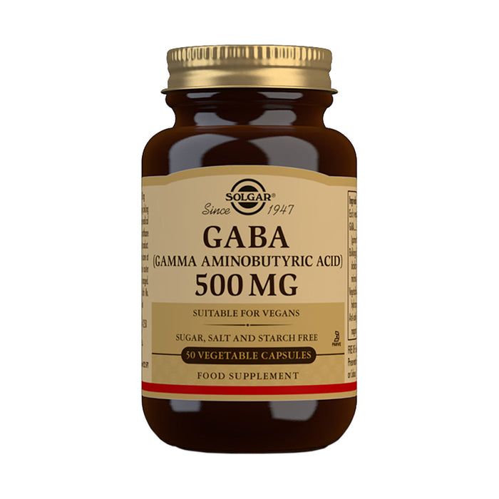 Solgar GABA 500mg 50 Veggie Capsules