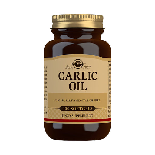 Solgar Garlic Oil Softgels (reduced odour) 100 Softgel Capsules
