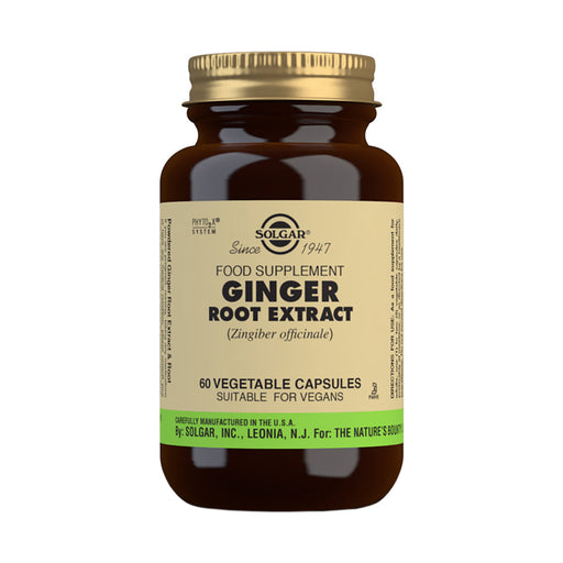 Solgar Ginger Root Extract 60 Veggie Capsules