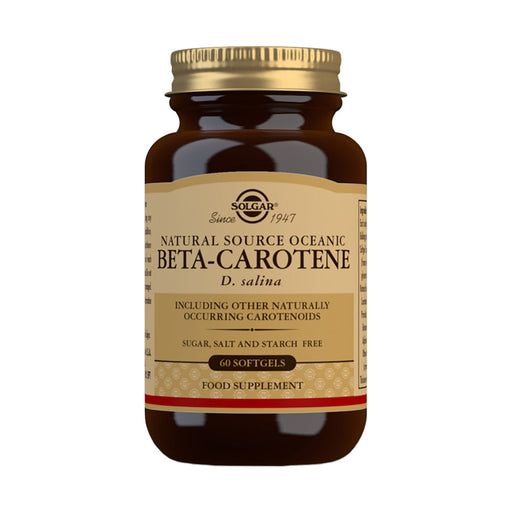 Solgar Natural Source Oceanic Beta-carotene 60 Softgel Capsules