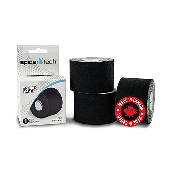 Spider Tech Tape Roll 5cm x 5cm Black